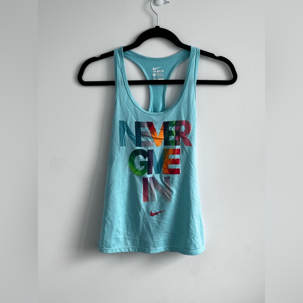 Nike blue tank top